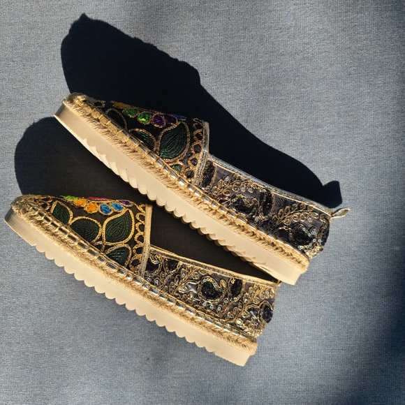 Patrizia By Spring Step Maylis Slip-On Embellished Espadrille Sz 7 (38 EU) - Picture 4 of 10